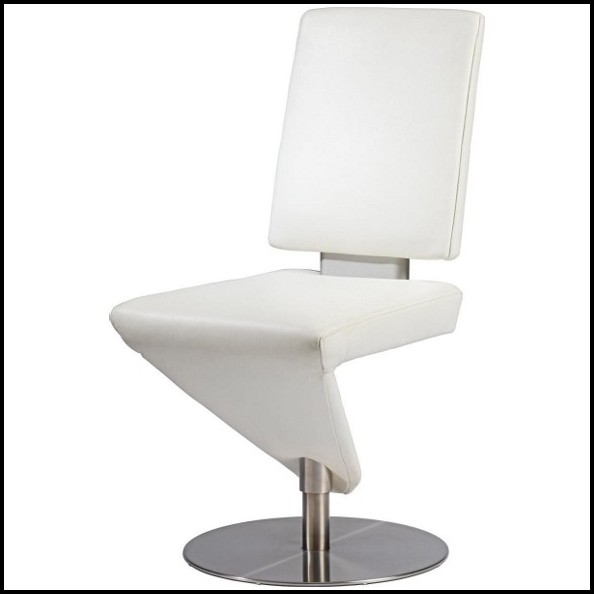 Esszimmer Sessel Leder Creme Weiß