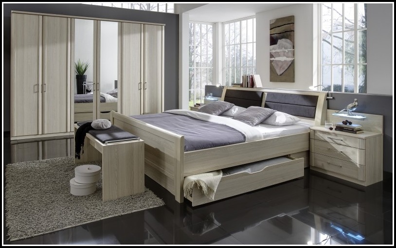 Schlafzimmer Komplett Mit Lattenrost Und Matratzen
