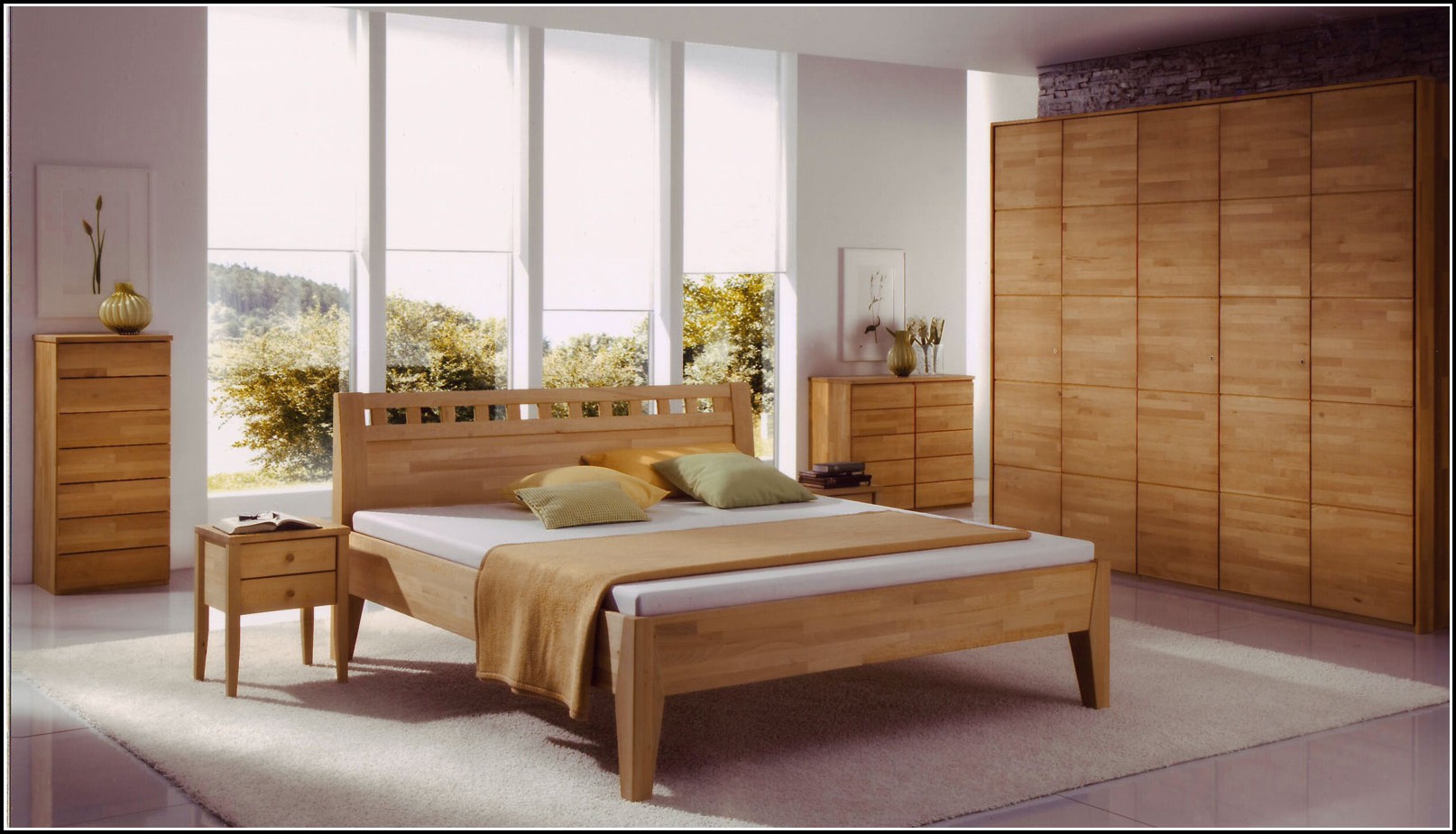 Schlafzimmer Komplettset Massivholz