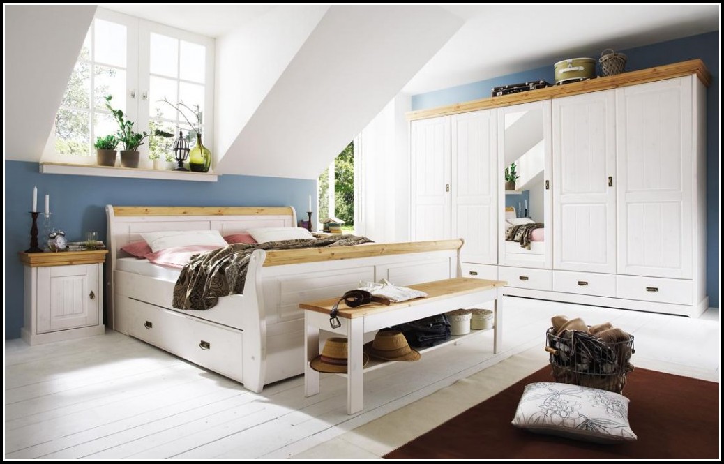 Schlafzimmer Weiß Massivholz