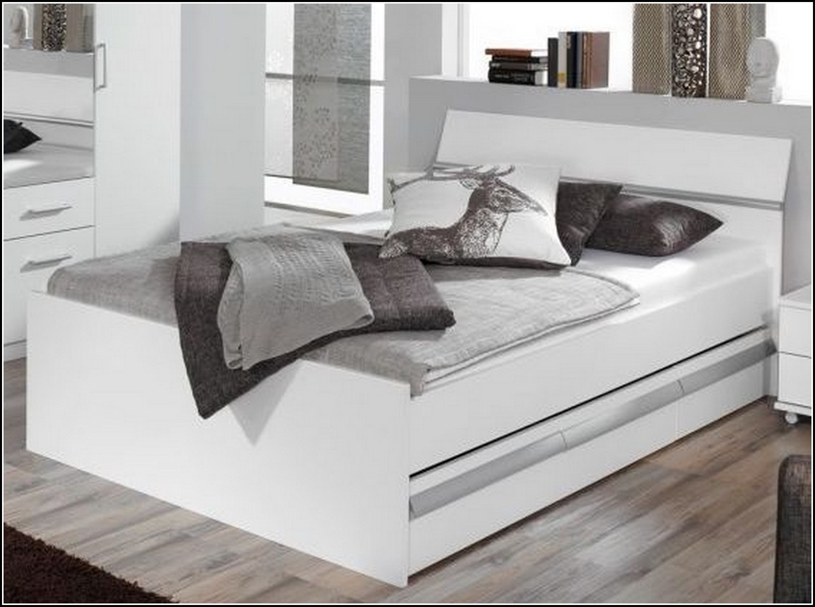Bett Mit Bettkasten 140x200 Weiß