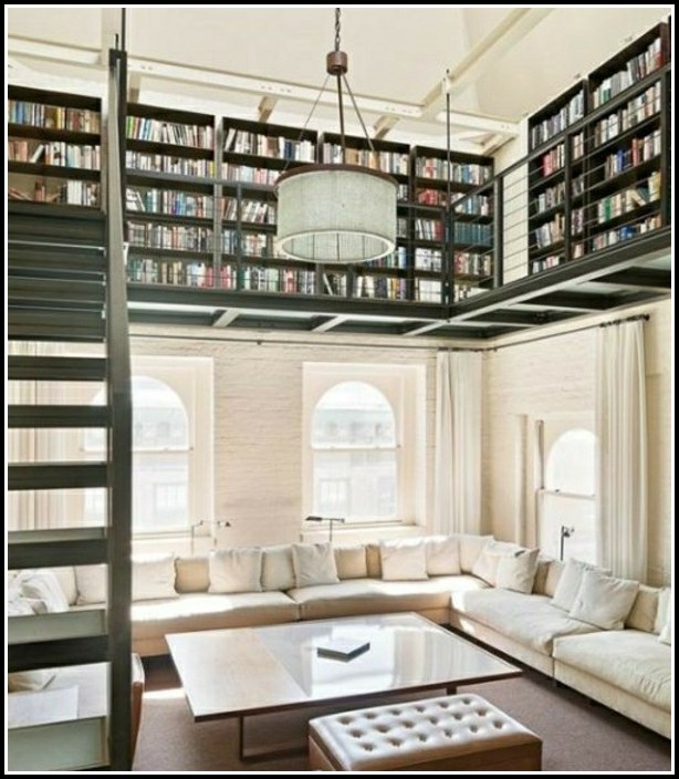Bücherregal Im Wohnzimmer