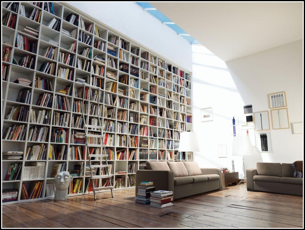 Bücherregal Wohnzimmer