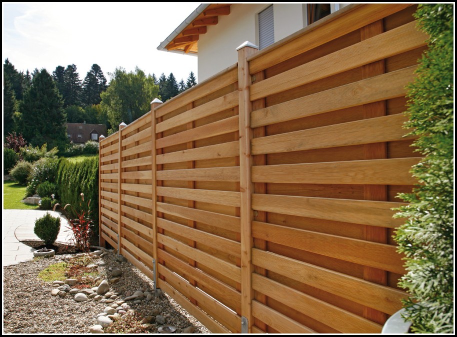 Sichtschutz Terrasse Holz Selber Bauen
