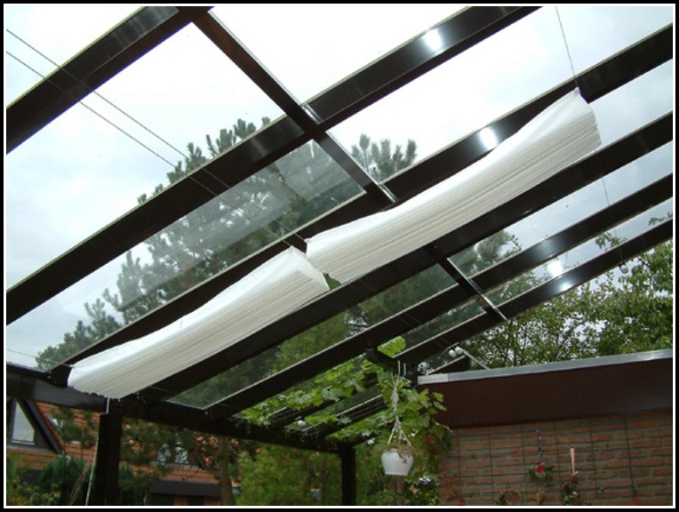 Sonnenschutz Für Terrassenüberdachung Selber Bauen