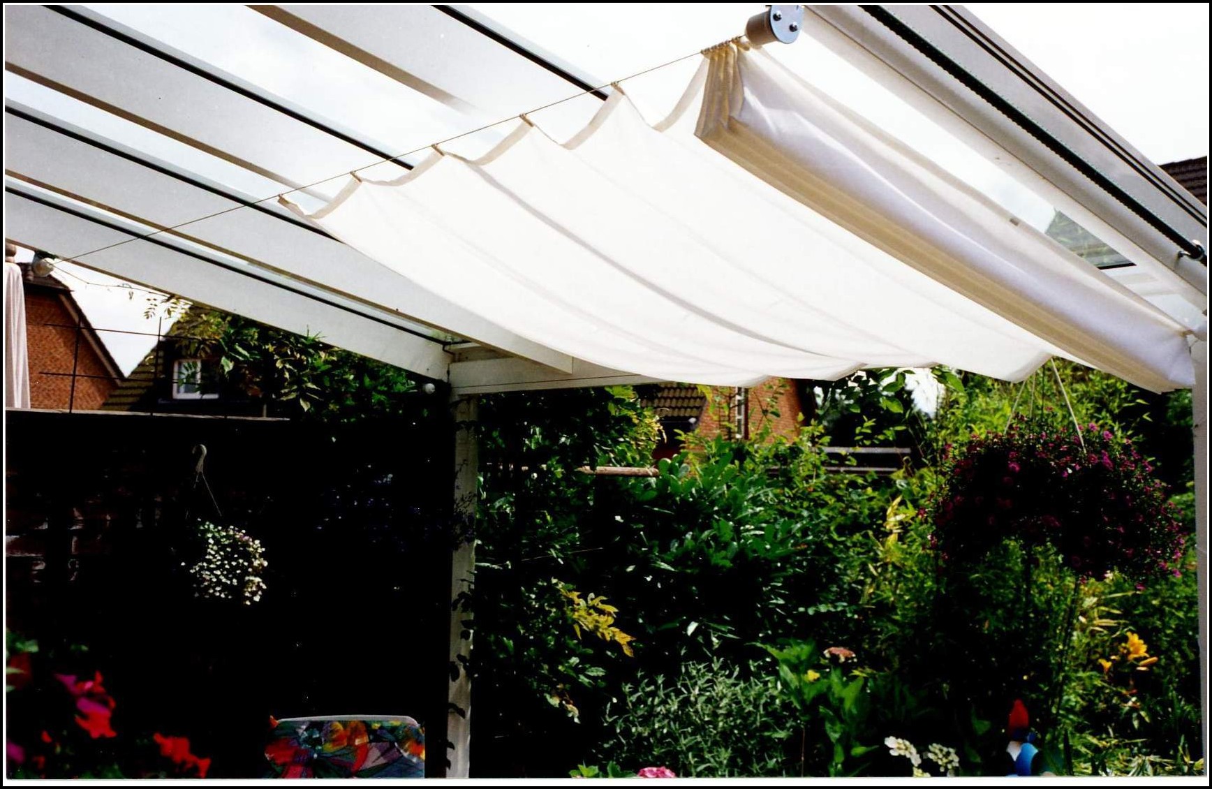 Sonnenschutz Für Terrassenüberdachung Selber Machen