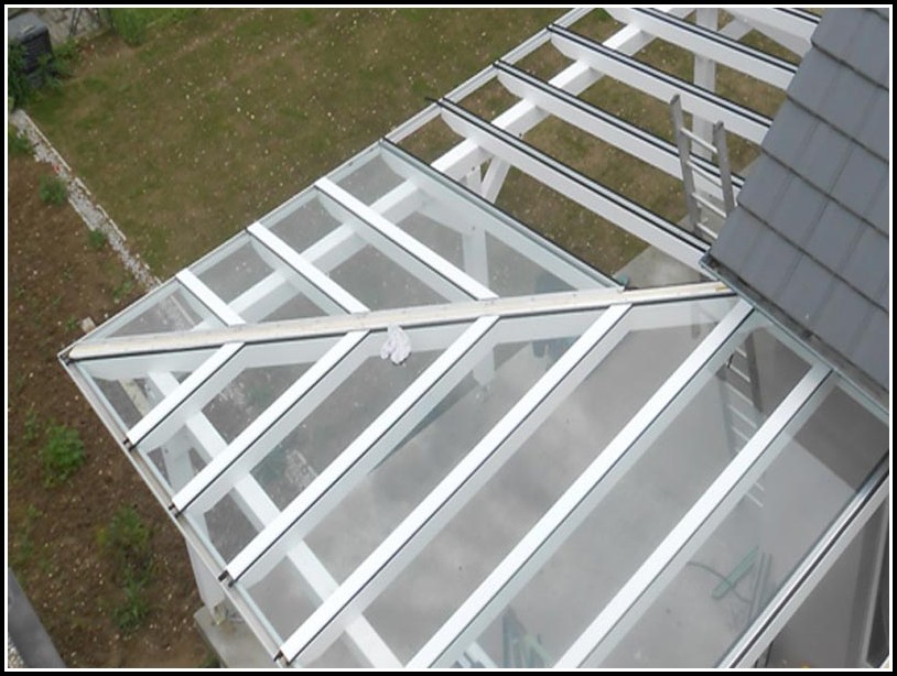 Terrassenüberdachung Selber Bauen Glas