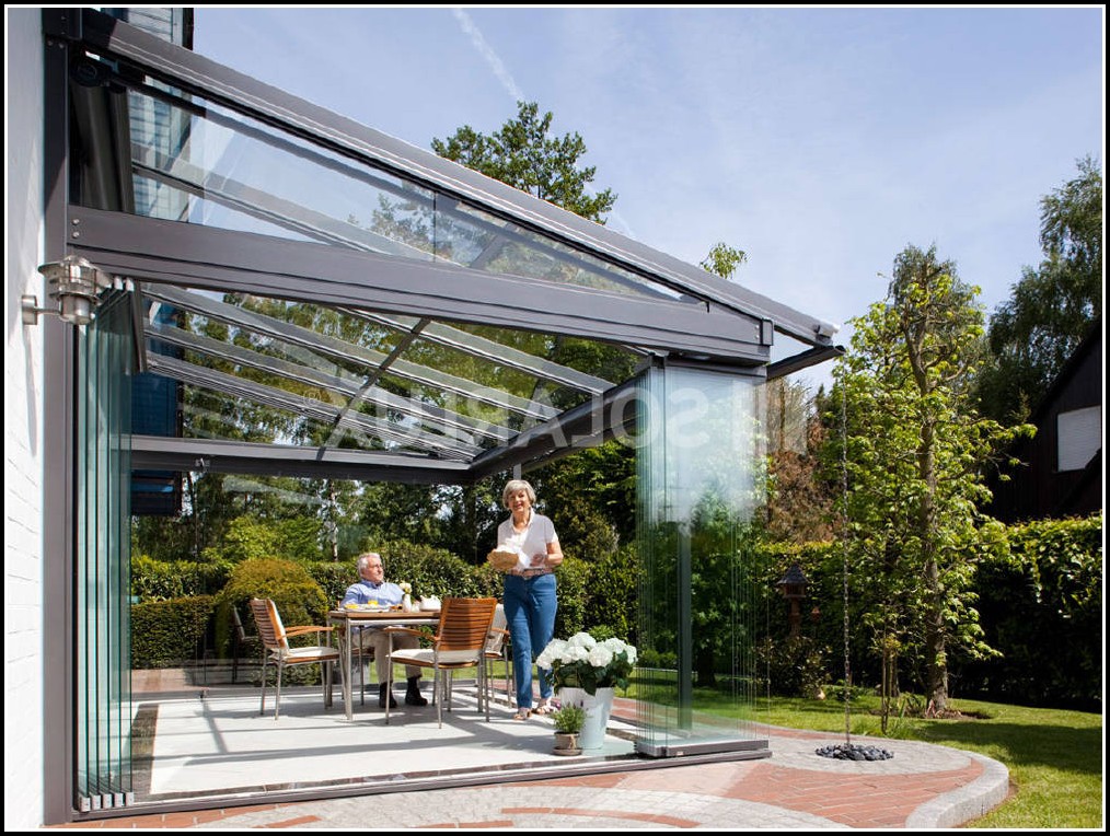 Terrassenüberdachung Sonnenschutz Elektrisch
