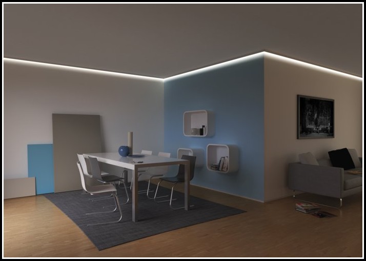 Wohnzimmer Decke Mit Indirekter Beleuchtung