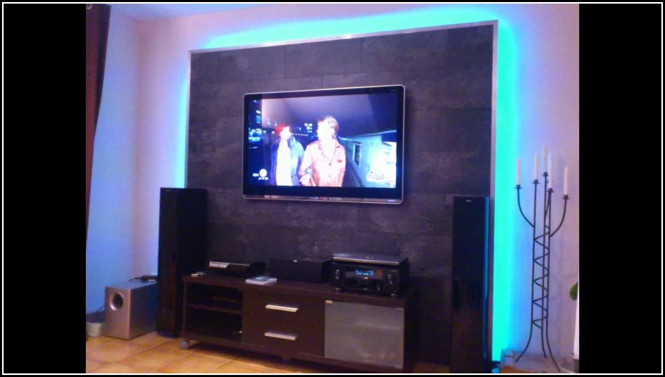 Wohnzimmer Ideen Tv Wand
