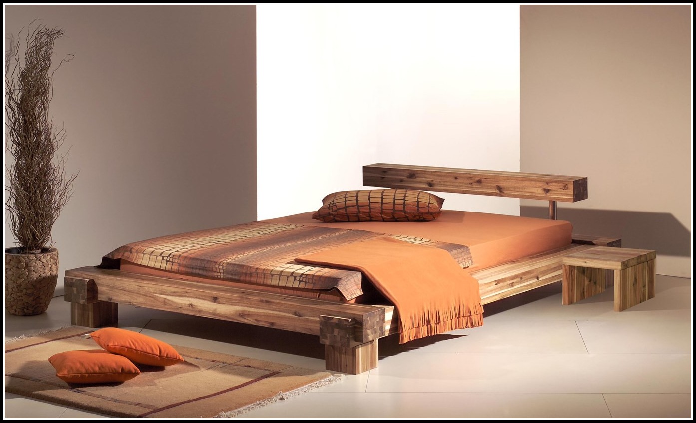 Betten Aus Holzbalken