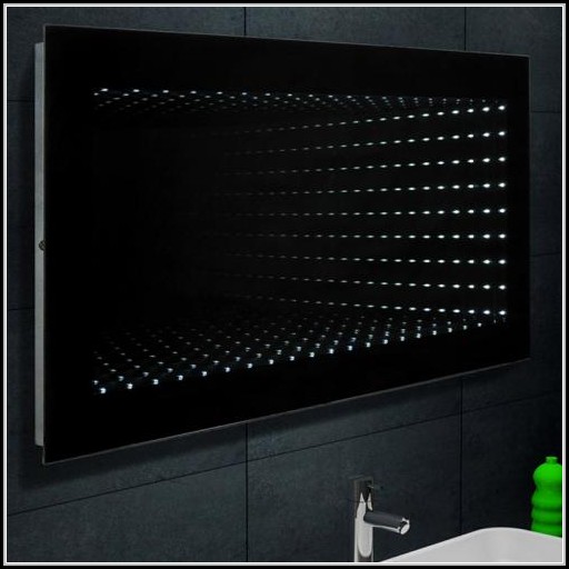 Badezimmerspiegel Mit Led Beleuchtung 3d Effekt