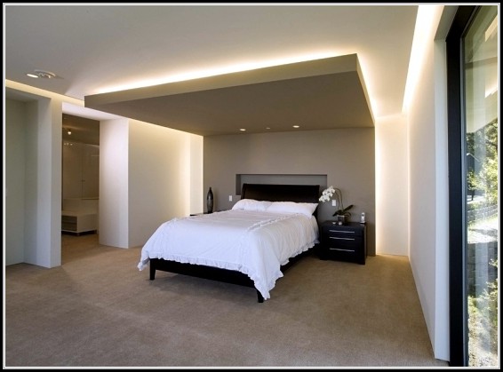 Indirekte Beleuchtung Wand Schlafzimmer