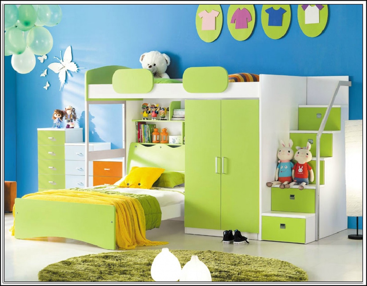 Kinderzimmer Komplett Set Hochbett