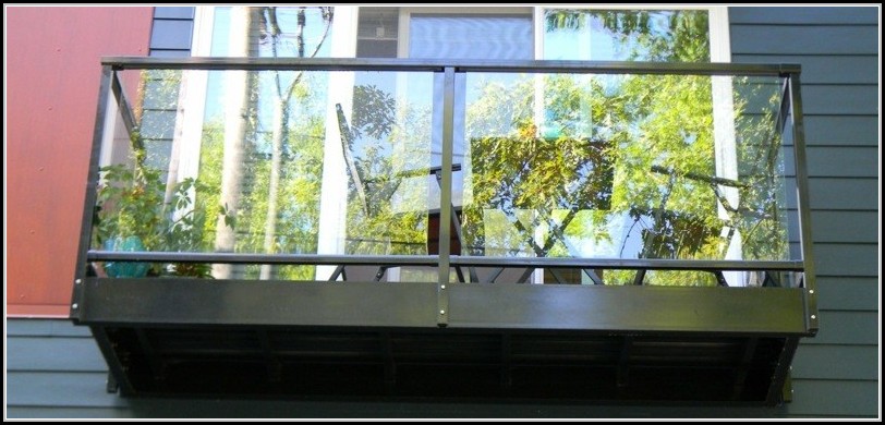 Balkon Aus Glas Und Edelstahl