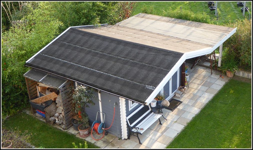 Gartenhaus Dach Abdichten