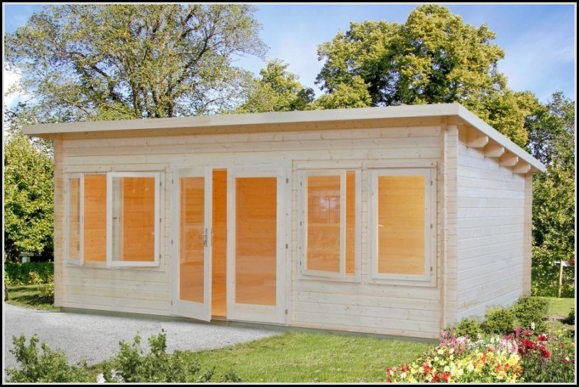 Gartenhaus Holz Pultdach