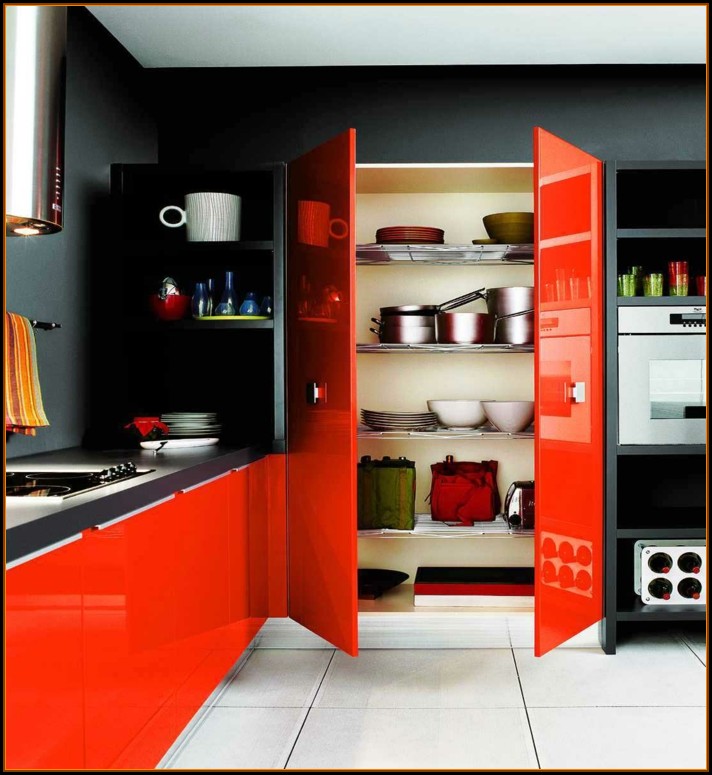Küche Rot Streichen Ideen