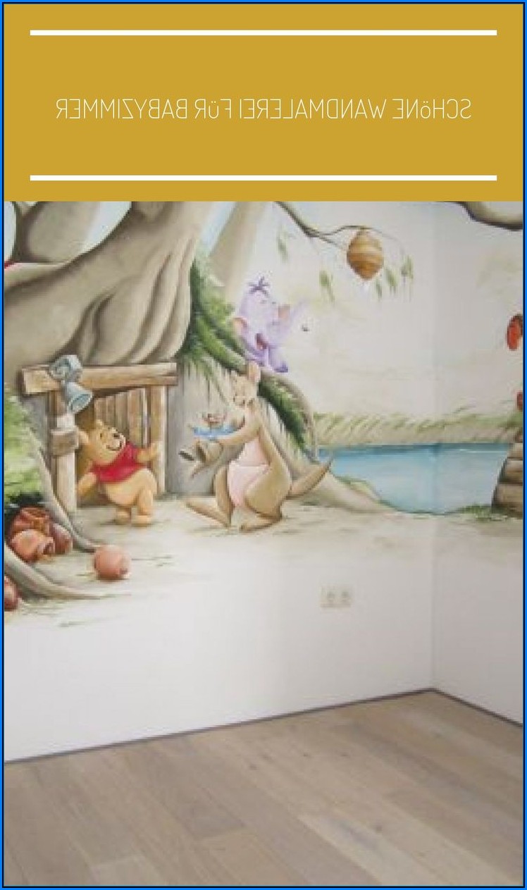 Babyzimmer Wandgestaltung Winnie Pooh