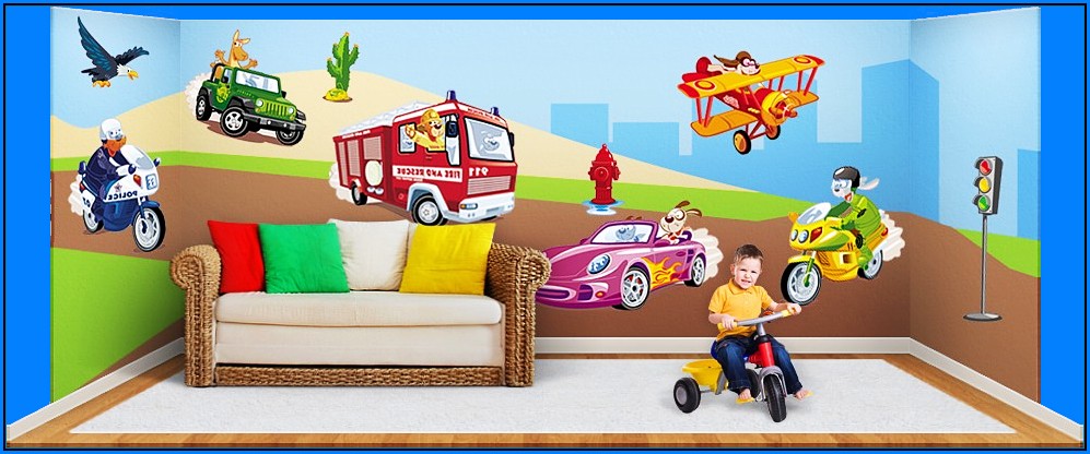 Kinderzimmer Bilder Junge Auto