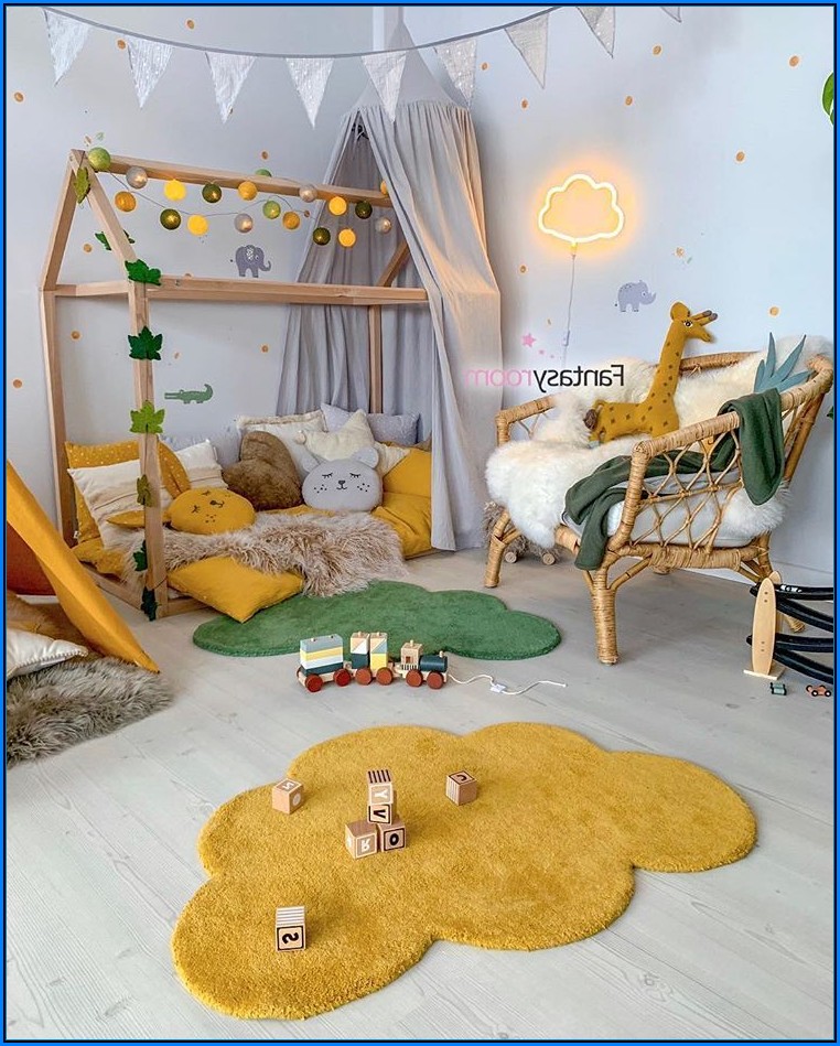 Kinderzimmer Grün Gelb