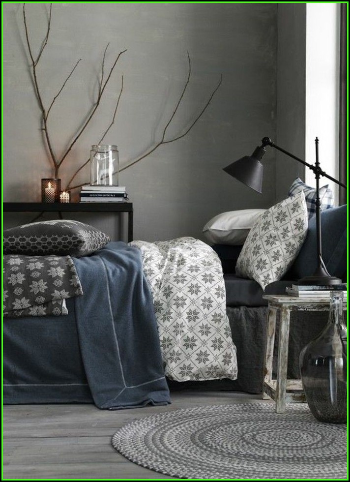 Schlafzimmer Ideen Blau Grau