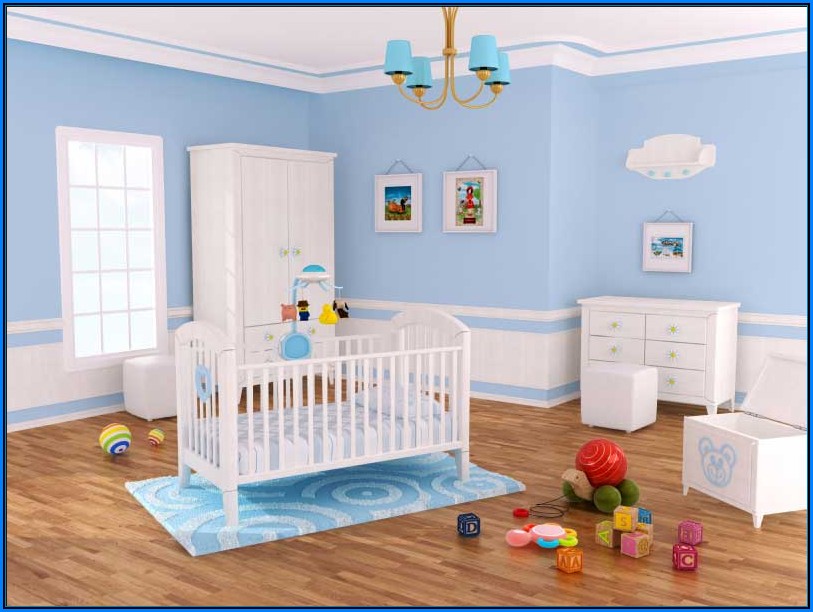 Wandfarbe Für Babyzimmer Junge