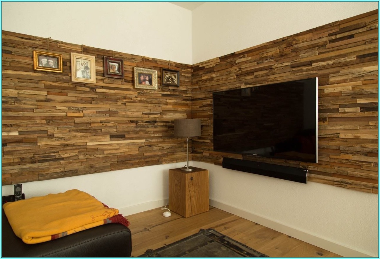 Wohnzimmer Ideen Wandgestaltung Holz