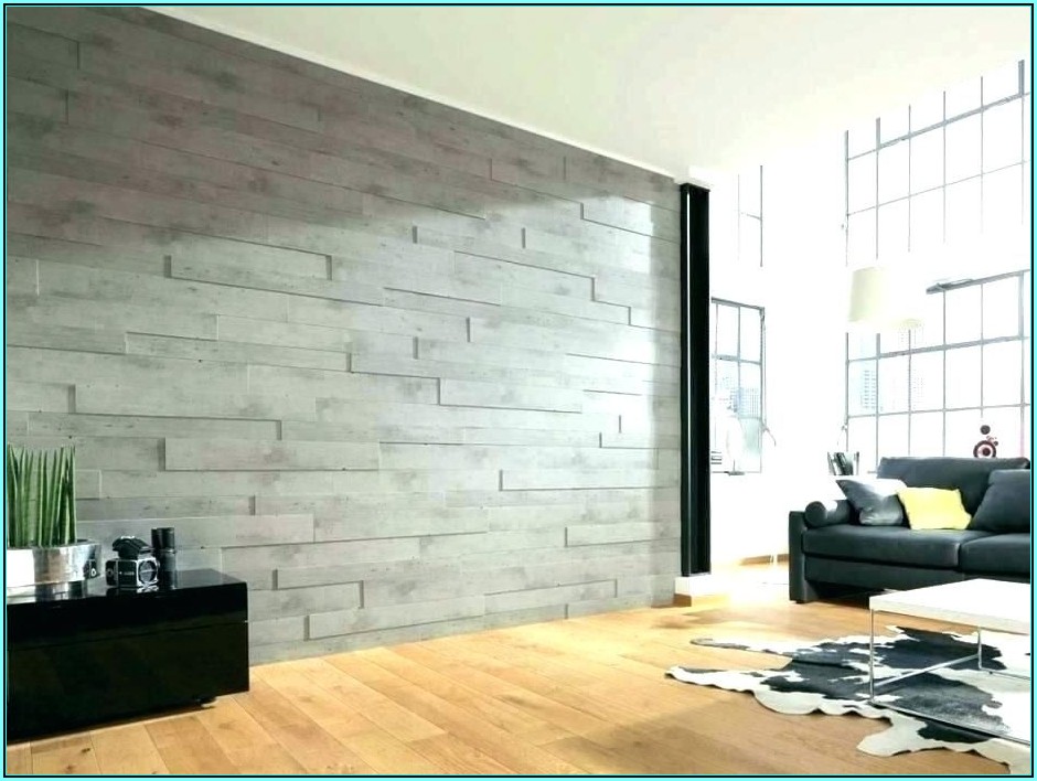 Wohnzimmer Ideen Wandgestaltung Stein