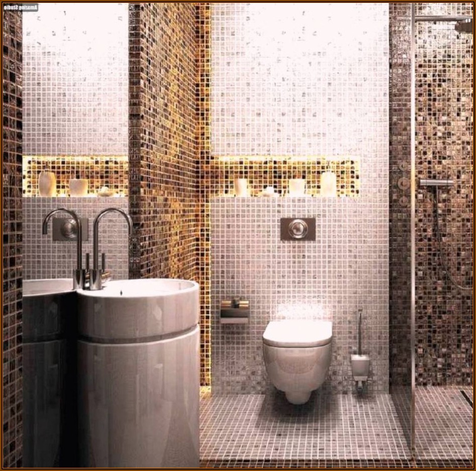 Badezimmer Mit Mosaikfliesen Bilder