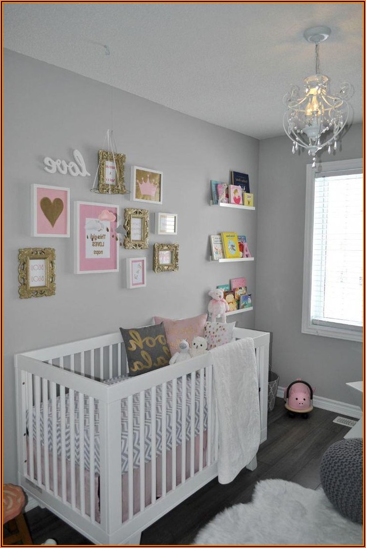 Babyzimmer Wand Grau
