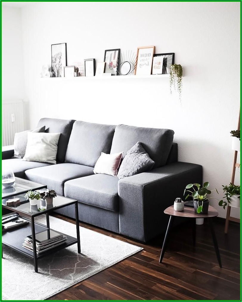 Wohnzimmer Ideen Schwarze Couch