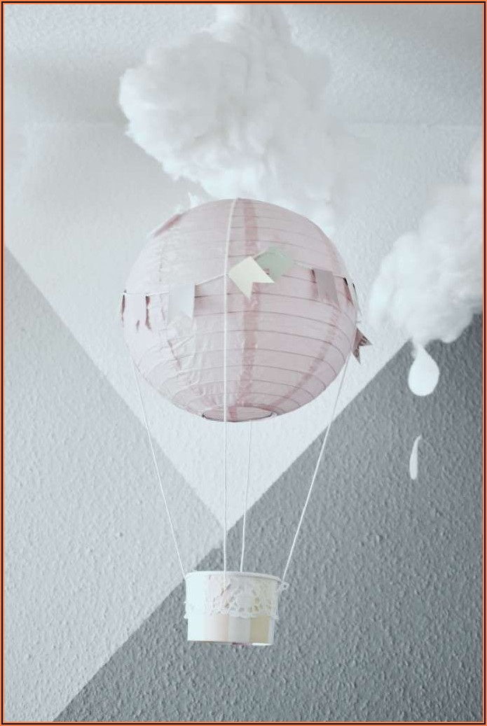 Heißluftballon Deko Kinderzimmer Selber Machen
