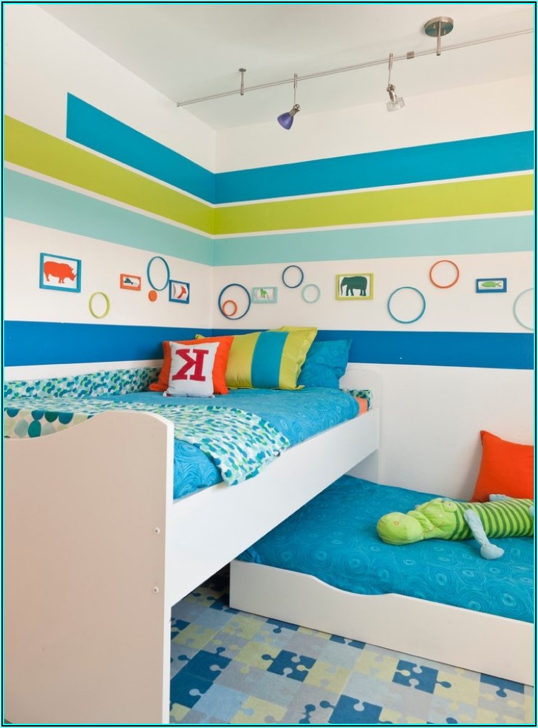 Kinderzimmer Blau Und Grün