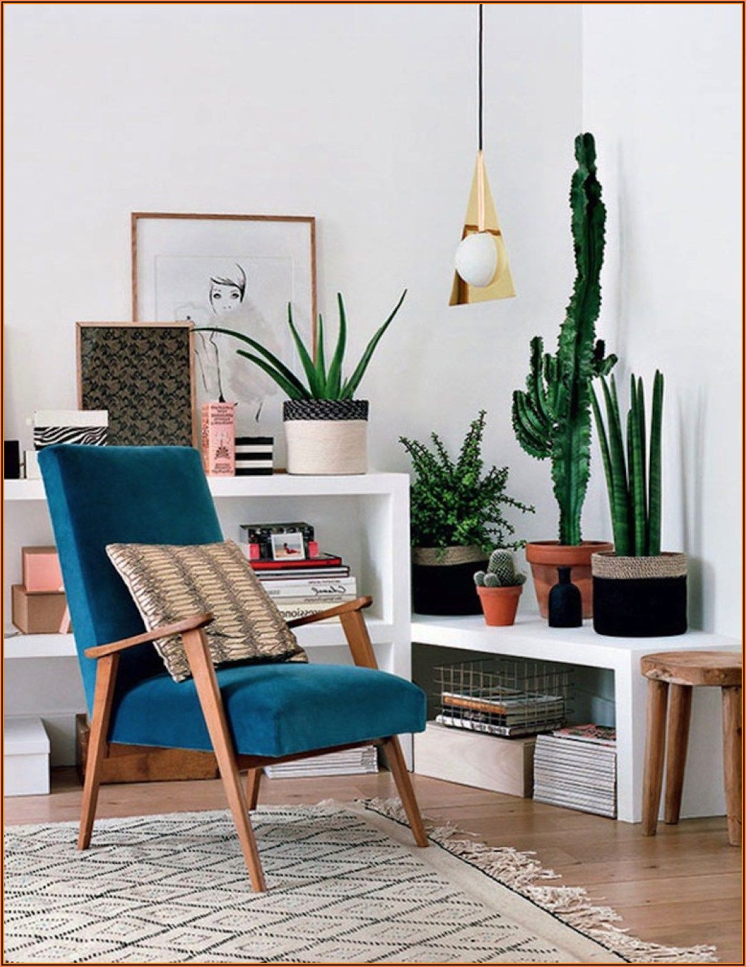 Wohnzimmer Ideen Mit Pflanzen