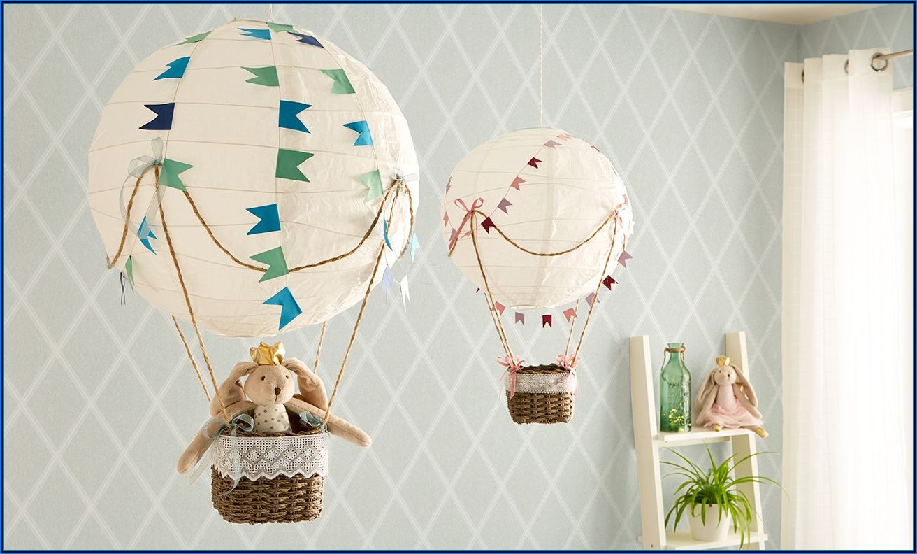 Bild Heißluftballon Kinderzimmer