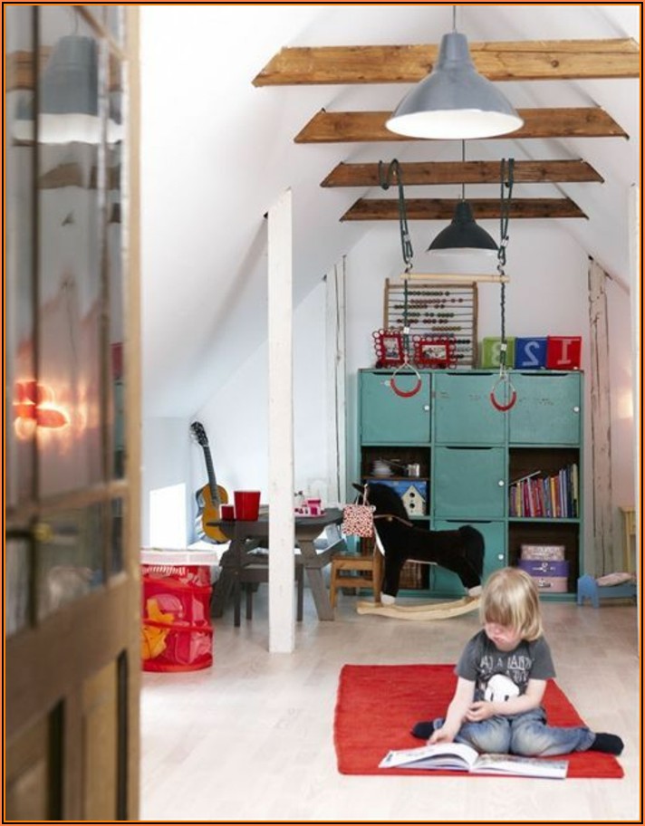Ideen Für Kinderzimmer Mit Dachschräge