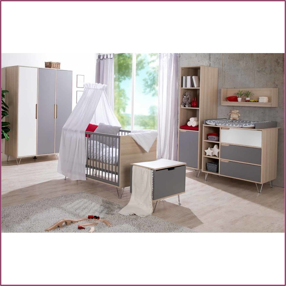 Babyzimmer Komplett WeiÃŸ Grau