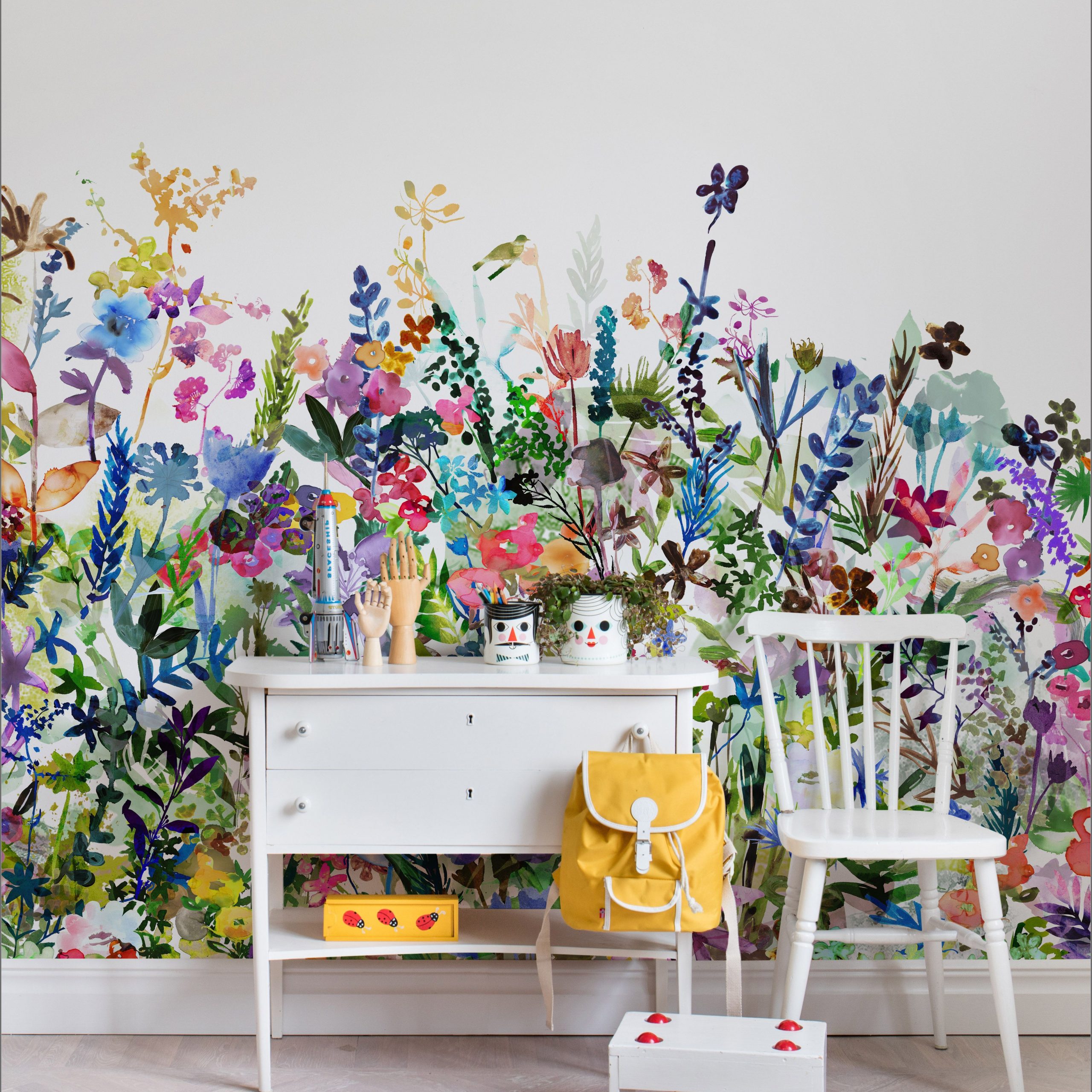 Tapete Kinderzimmer Blumen